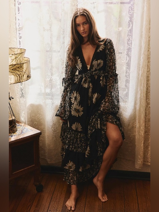 Free People Dresses & Skirts - NWT Free People Calypso Floral Maxi Dress